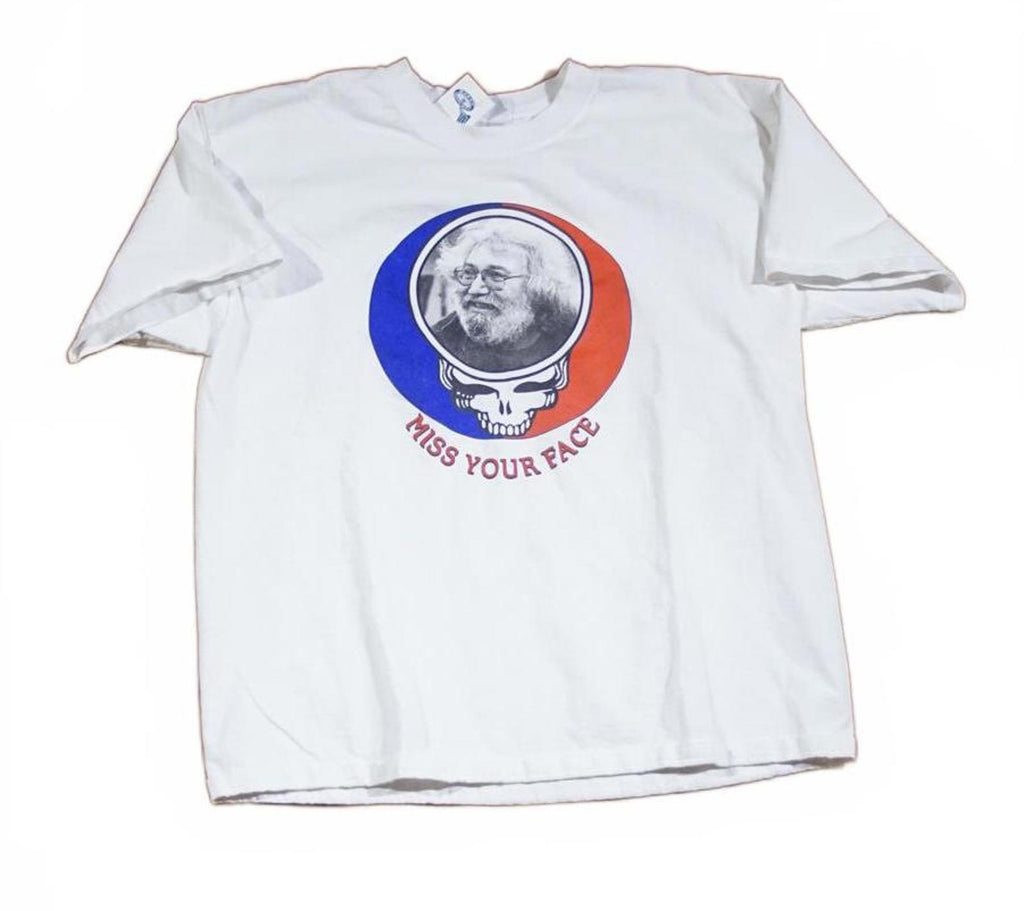 Grateful Dead Jerry Garcia Death T-shirt | Sz XL | Vtg 90s