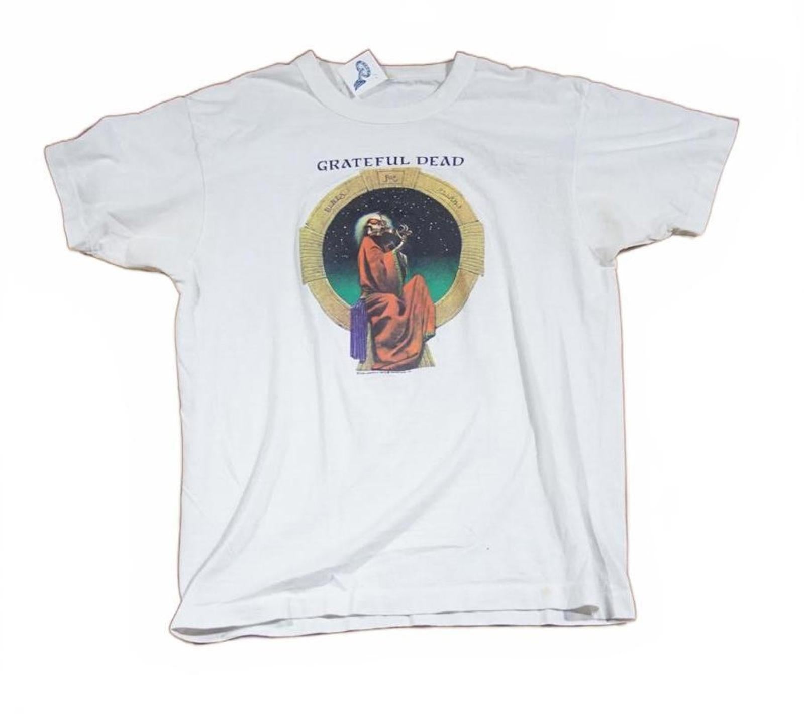 1986 Grateful Dead Blues For Allah T-shirt | Sz L | Vtg 80s