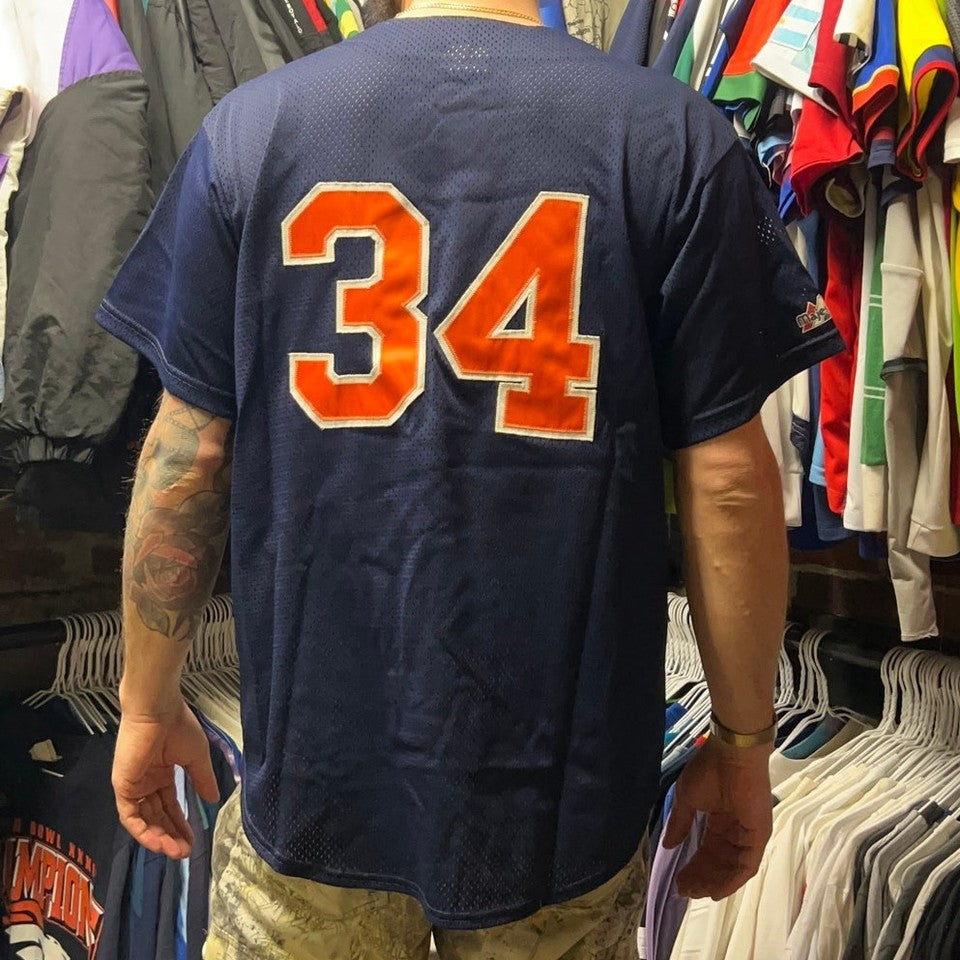 San Diego Padres #34 Fernando Valenzuela Base Ball Jersey | Sz L | Vtg 90s MLB